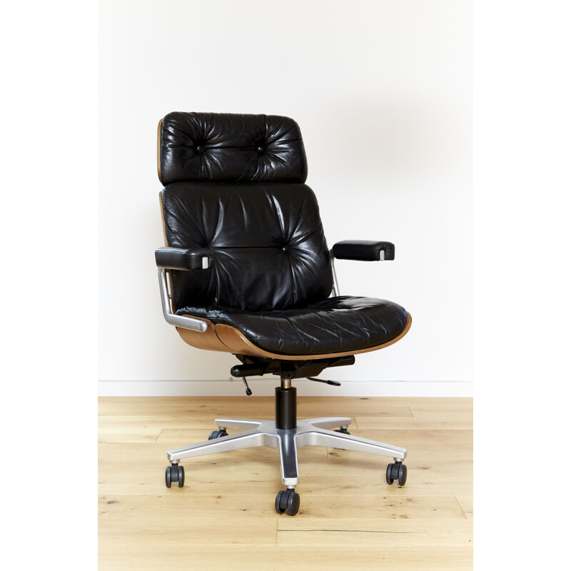 Vintage swivel office chair by Prof. Karl Dittert for Stoll Giroflex