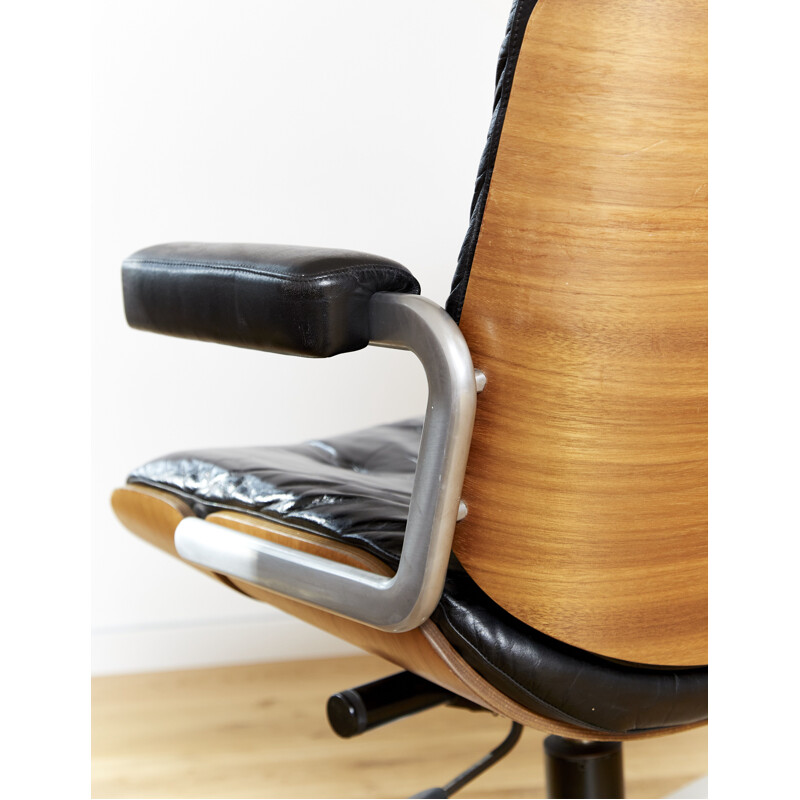 Vintage swivel office chair by Prof. Karl Dittert for Stoll Giroflex