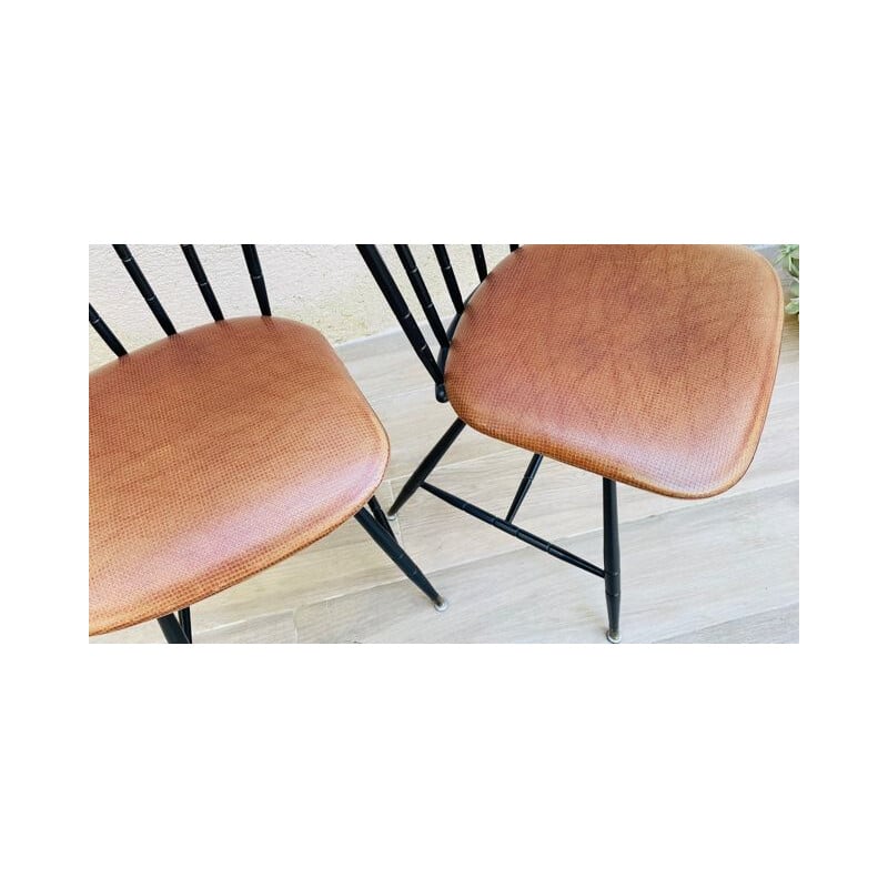 Pair of vintage scandinavian chairs by Soudevinyl, 1960