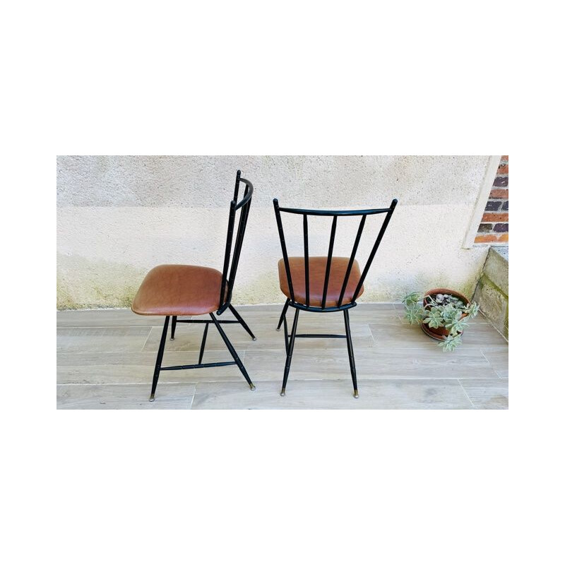 Paire de chaises scandinave vintage par Soudevinyl, 1960