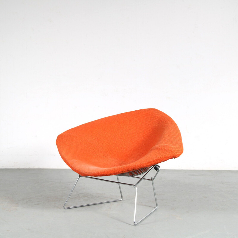 Vintage "Big Diamond" armchair by Harry Bertoia for Knoll International, Usa 1970