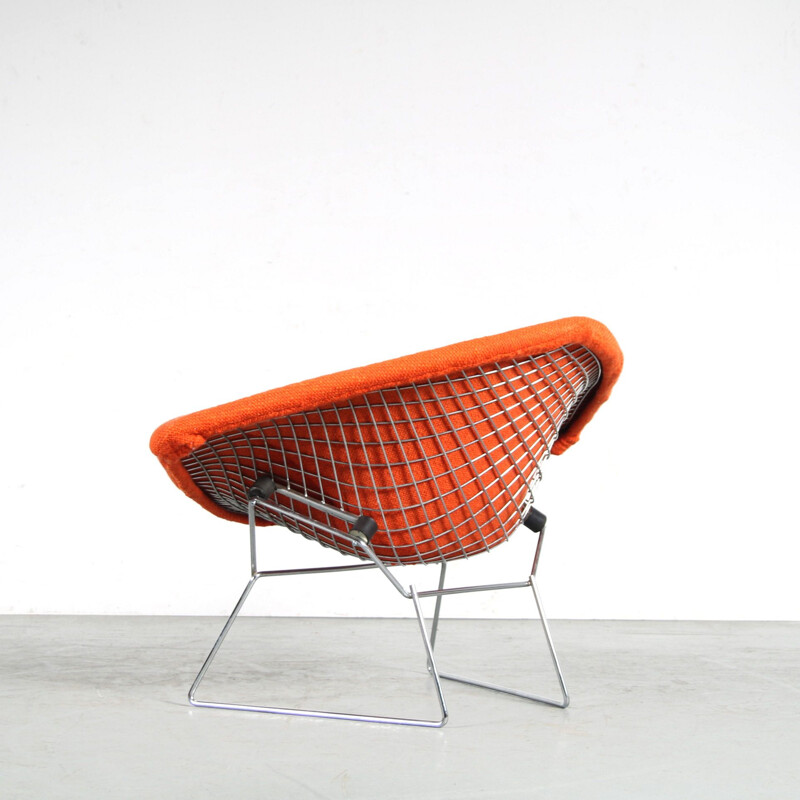 Vintage "Big Diamond" armchair by Harry Bertoia for Knoll International, Usa 1970