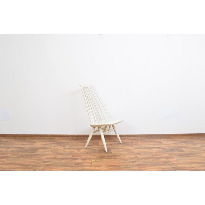 Mid-century wooden Mademoiselle lounge chair by I. Tapiovaara, Finland 1960s
