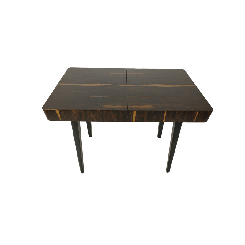 Vintage wood and ashwood veneer dining table, 1960s