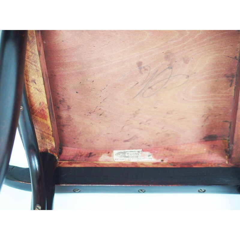 Vintage-Bürostuhl aus gebogenem Buchenholz von Thonet, 1930