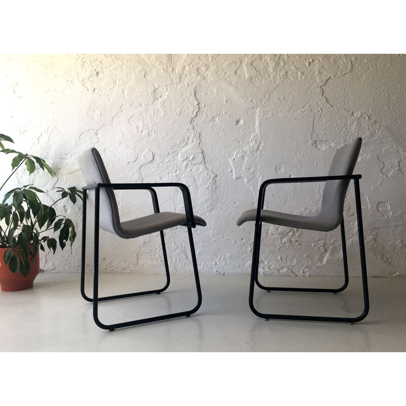 Pair of vintage Dutch armchairs by Castelyn, 1980s