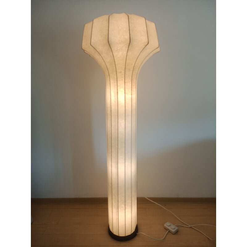 Vintage cocoon floor lamp by Achille Castigioli, 1960