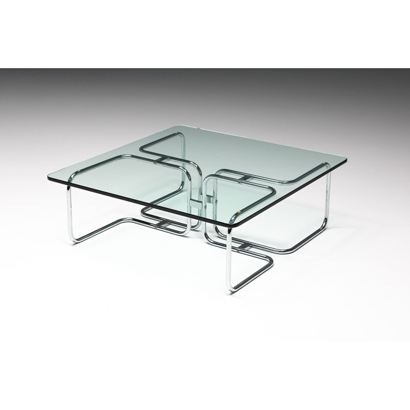 Vintage Tucroma coffee table by Guido Faleschini for Pace Collection, 1975