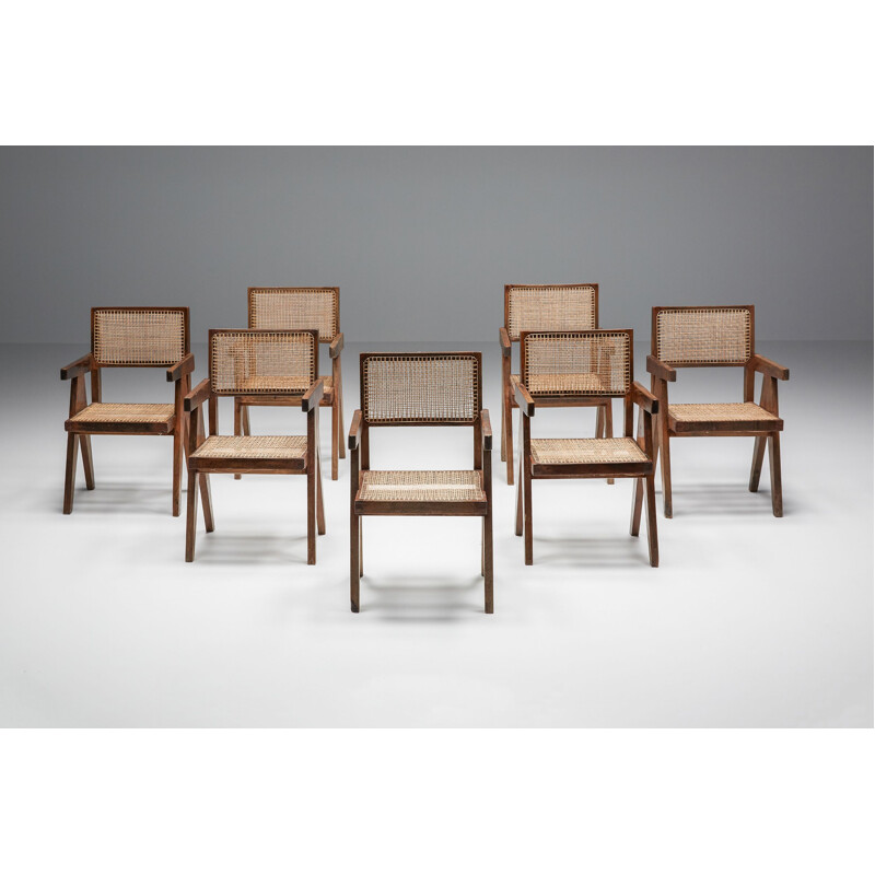 Vintage armchair by Pierre Jeanneret, 1965-1967