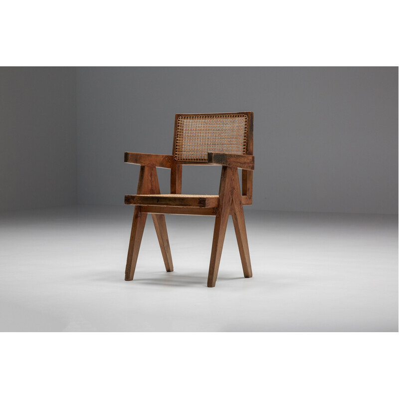 Vintage armchair by Pierre Jeanneret, 1965-1967