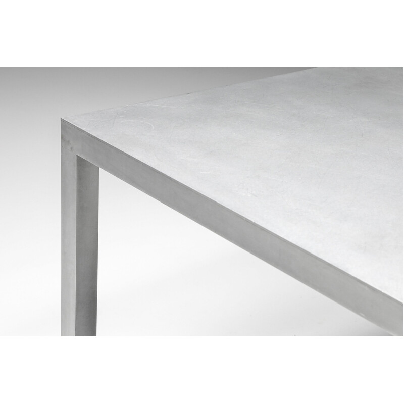 Vintage T88a aluminum dining table by Maarten Van Severen, 1980s