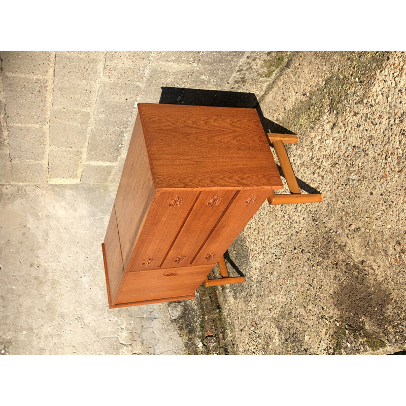 Scandinavian vintage teak sideboard, 1960