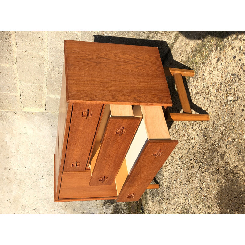 Scandinavisch vintage teak dressoir, 1960