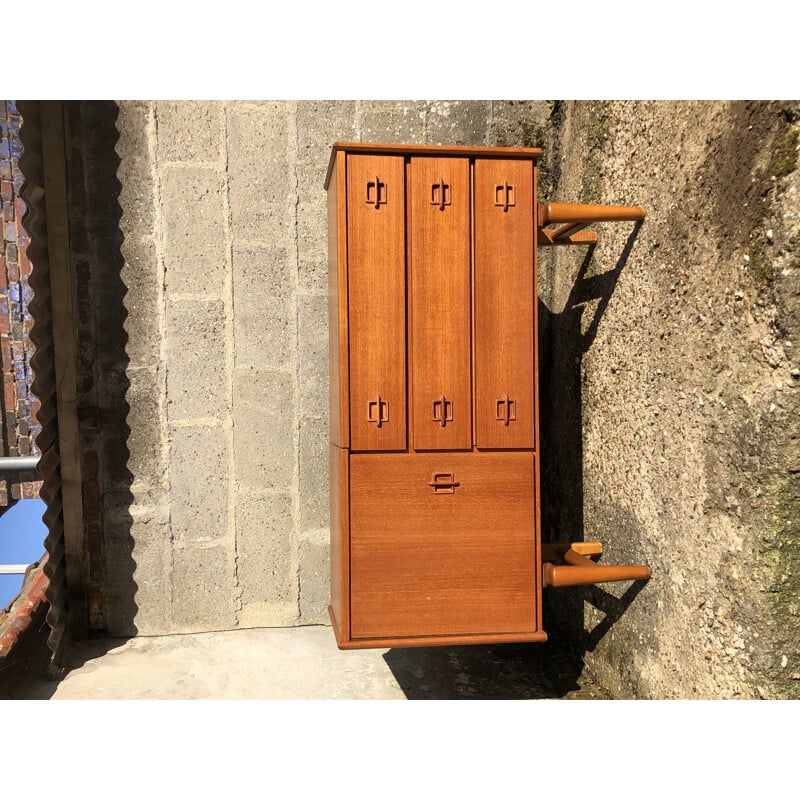 Credenza scandinava vintage in teak, 1960