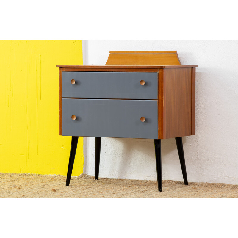 Scandinavian vintage 2 drawer chest of drawers