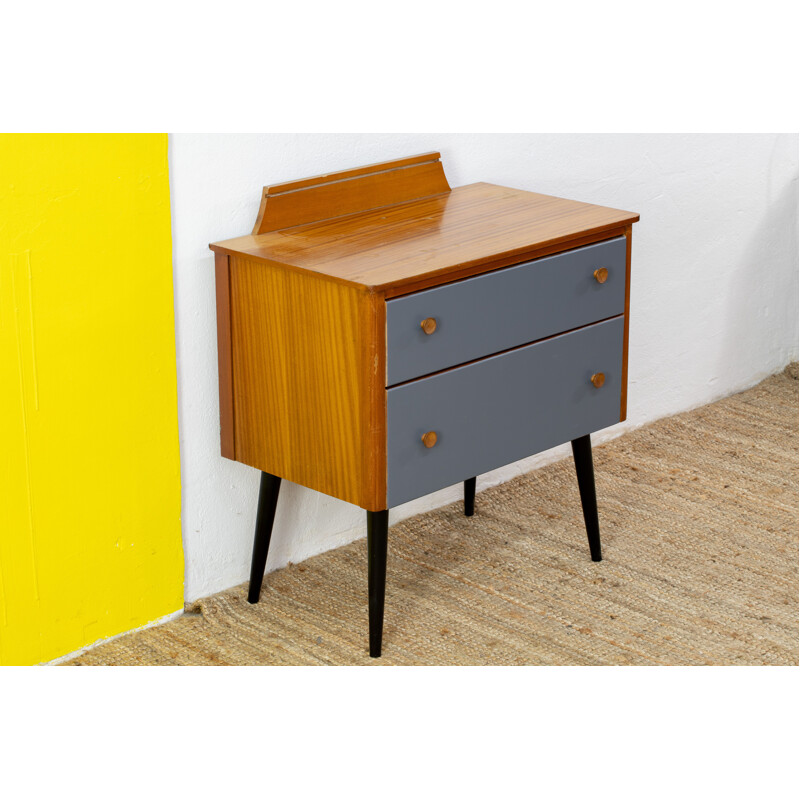 Scandinavian vintage 2 drawer chest of drawers