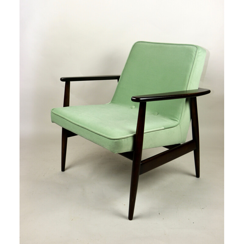 Fauteuil vintage vert clair Gfm63 par J.Kedziorek, 1970