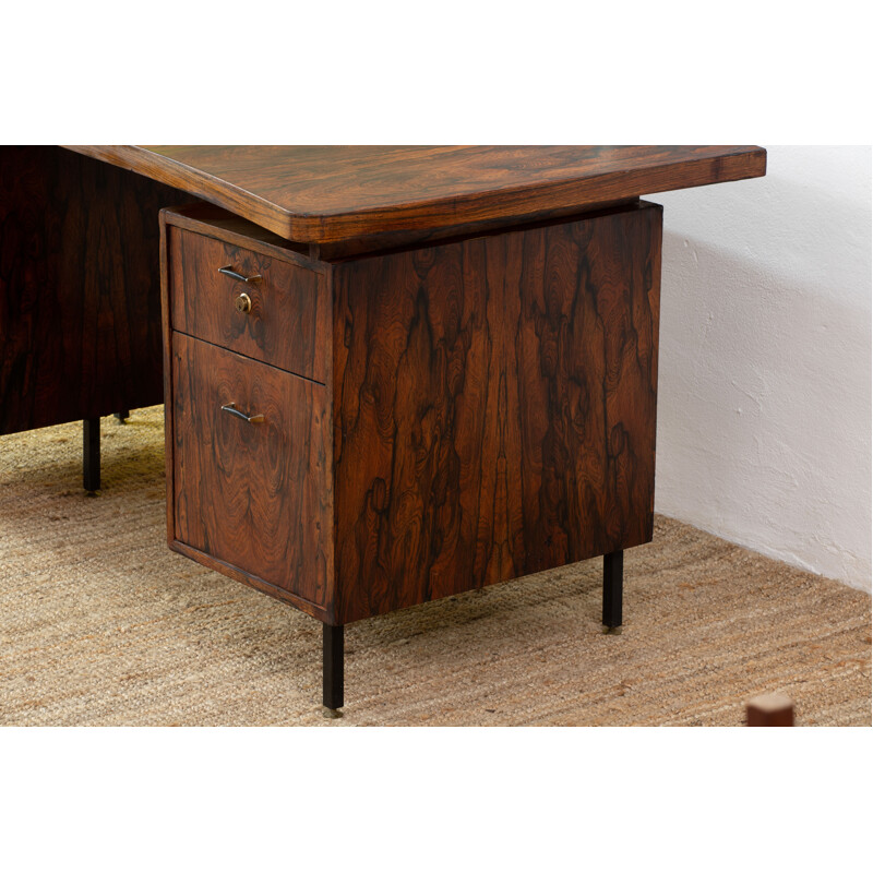 Scandinavian vintage desk in rosewood