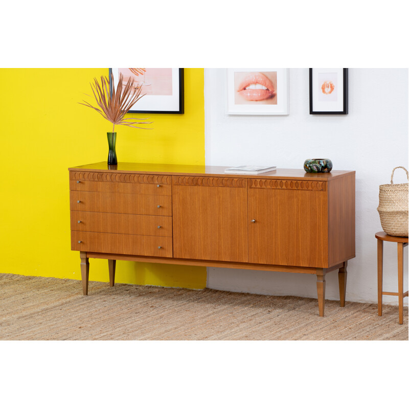 Scandinavian vintage teak sideboard