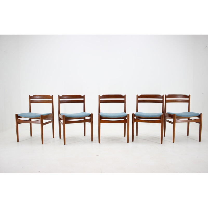 Set van 6 vintage Deense teakhouten stoelen van Sorø Stolefabrik, 1960