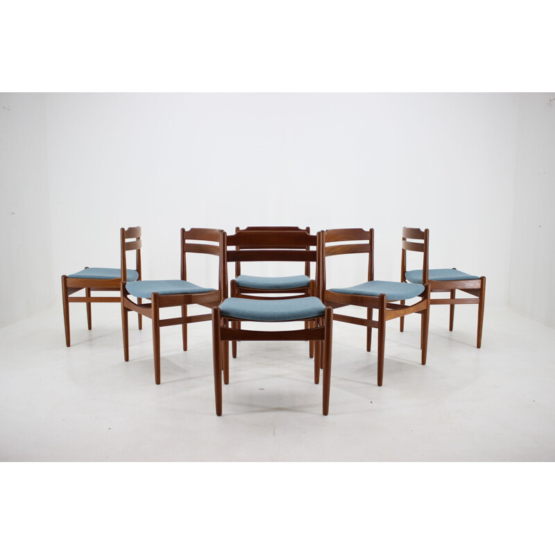 Set of 6 vintage Danish teak dining chairs from Sorø Stolefabrik, 1960s