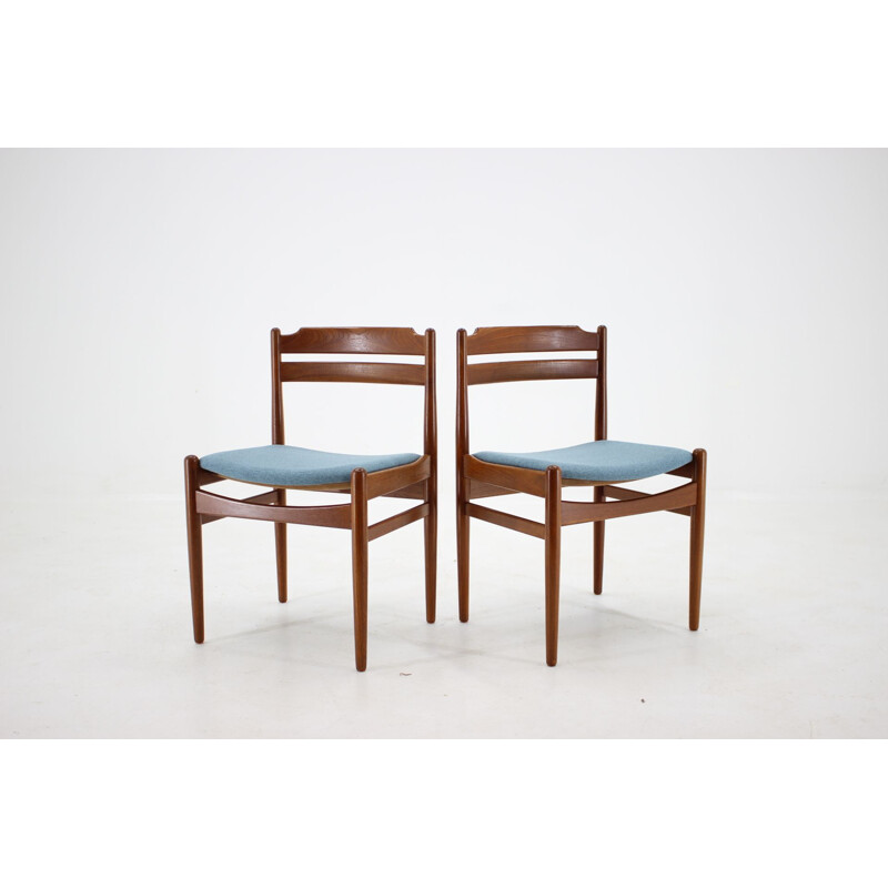 Conjunto de 6 cadeiras de teca dinamarquesas vintage de Sorø Stolefabrik, 1960