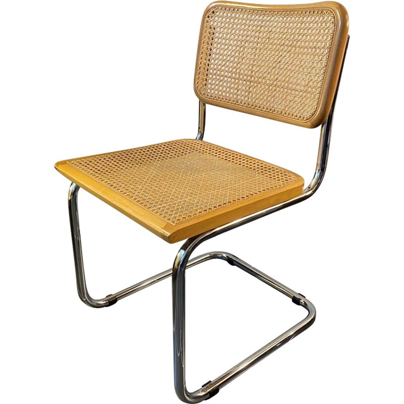 Cesca B32 vintage chair without arms by Marcel Breuer, 1970