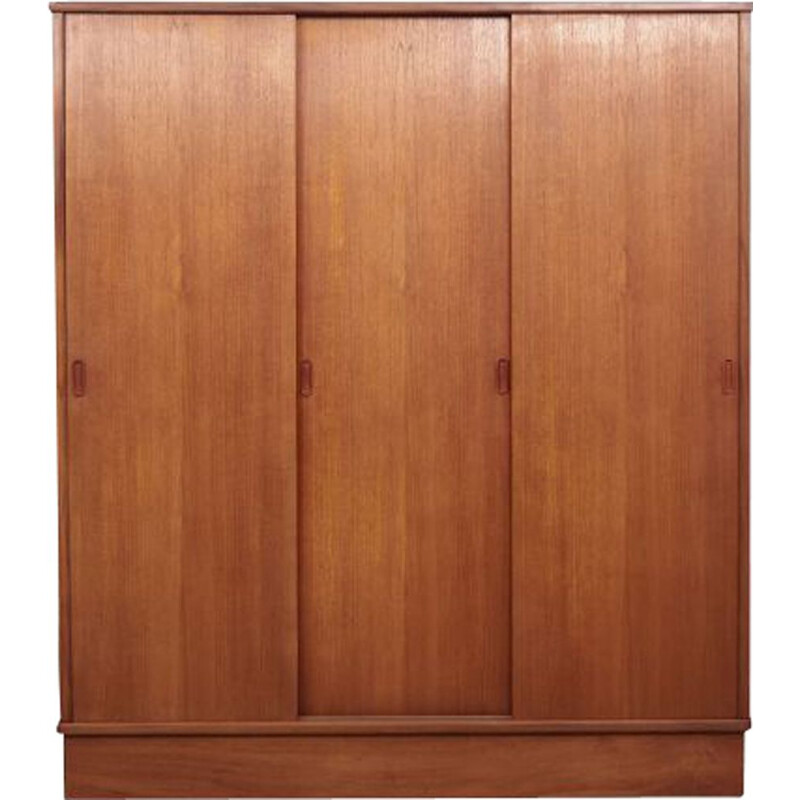 Vintage Danish teak wardrobe, Denmark 1970s