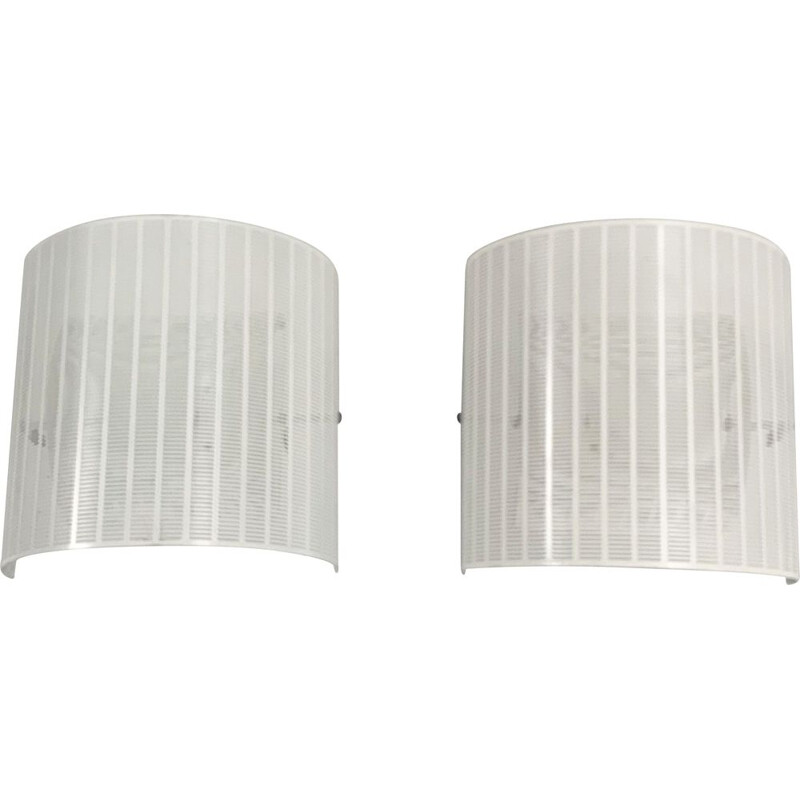 Pair of Shogun vintage wall lamps by Mario Botta for Artemide, 1980s