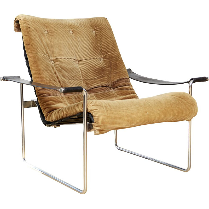 Cadeira Vintage lounge por Hans Könecke para a Tecta