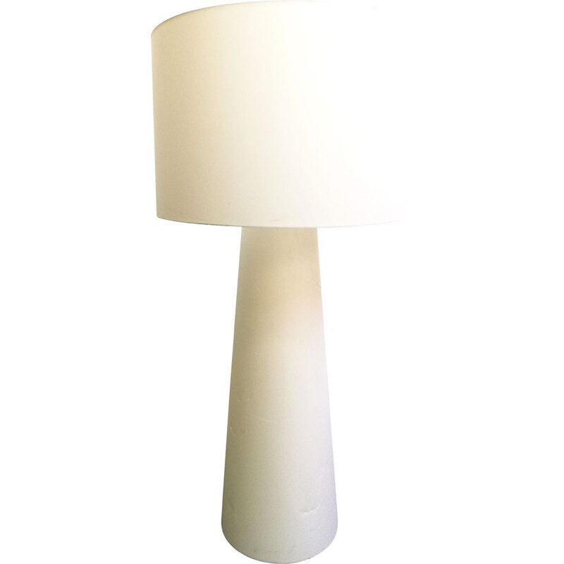 Vintage Big Shadow Cappellini floor lamp in white cotton and metal by Marcel Wanders