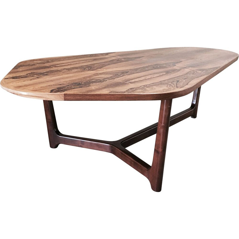 Scandinavian vintage rosewood coffee table, 1950