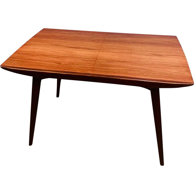 Table vintage en teck de Louis Van Teeffelen pour Webe