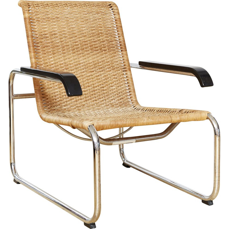 Vintage Bauhaus S35 armchair by Marcel Breuer for Thonet