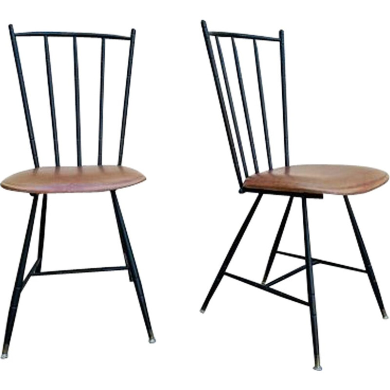 Pair of vintage scandinavian chairs by Soudevinyl, 1960