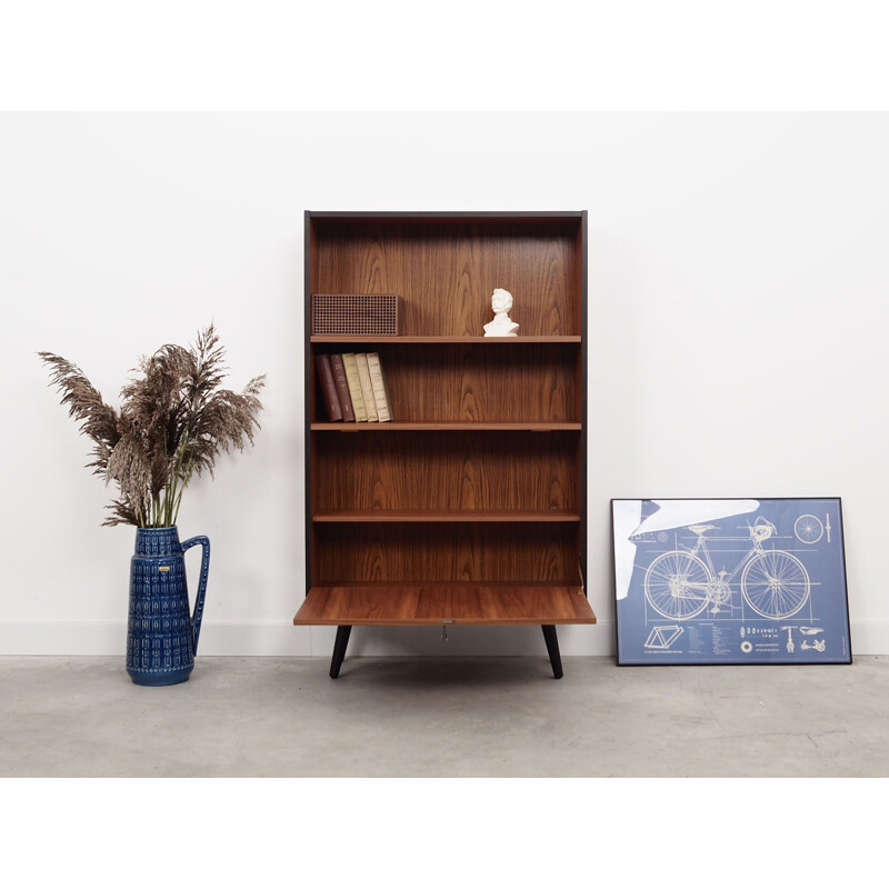 Teak vintage bookcase, Denmark 1970s