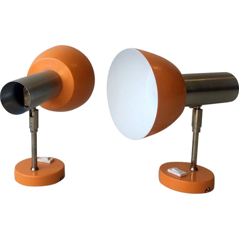 Pair of vintage spotlights by Sis, Germany 1970s