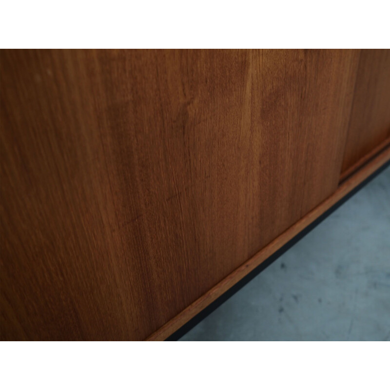 Teak vintage highboard, Denmark 1970s