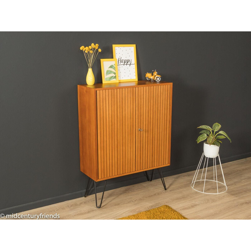 Vintage walnut cabinet with two doors, Germany 1960s