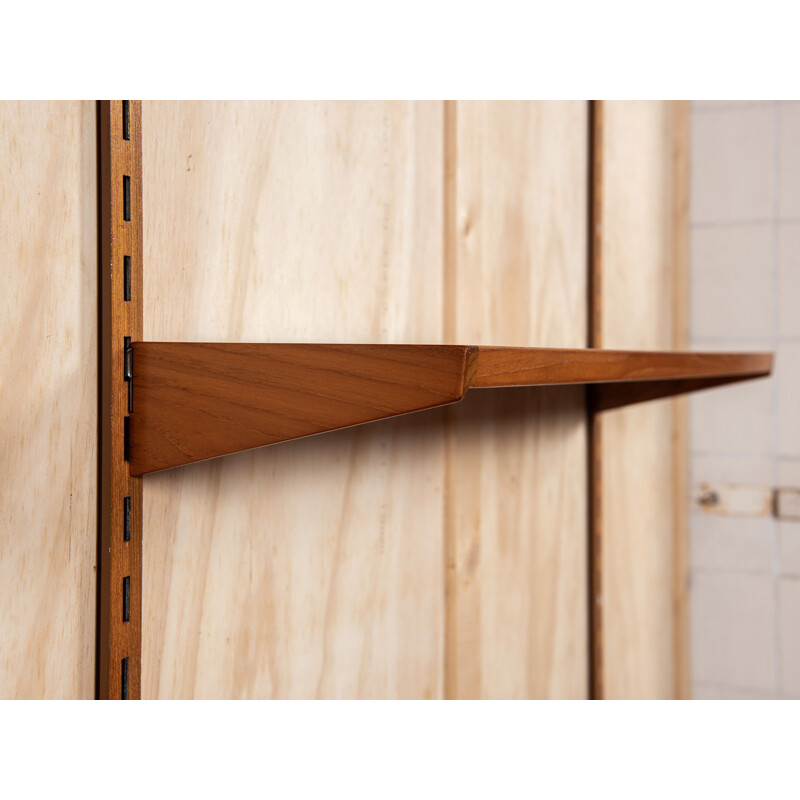 Mid century wall system in teak by Kai Kristiansen for Fm, Denmark 1960s