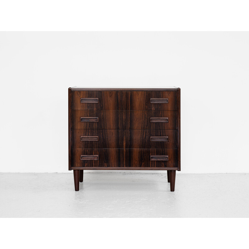 Mid century Danish chest of 4 drawers in rosewood by Westergaard, 1960s