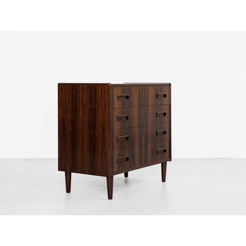 Mid century Danish chest of 4 drawers in rosewood by Westergaard, 1960s