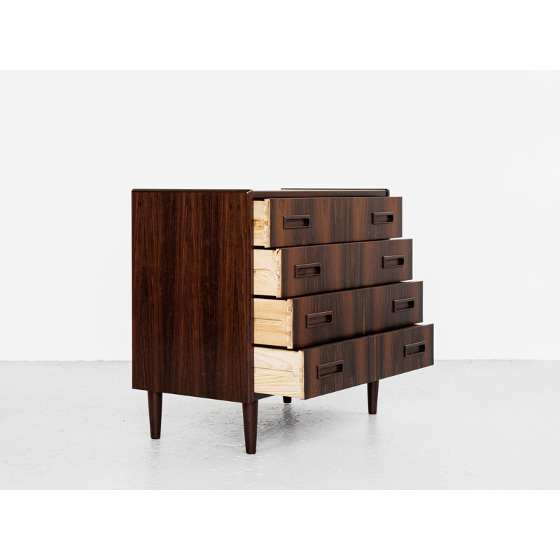 Mid century Danish chest of 4 drawers in rosewood by Westergaard, 1960s