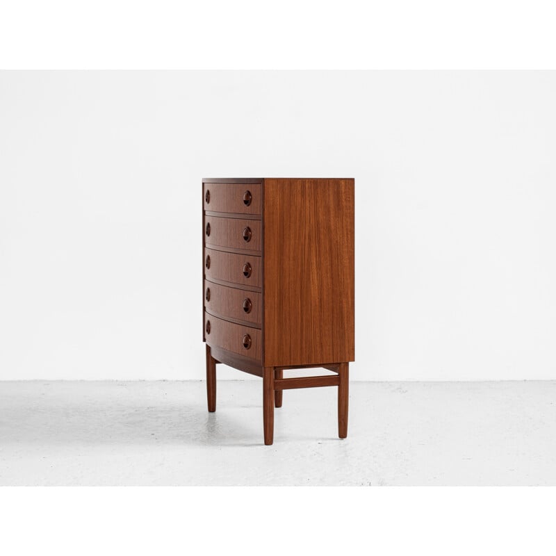 Mid century Danish chest of drawers in teak by Kai Kristiansen, Denmark 1960s