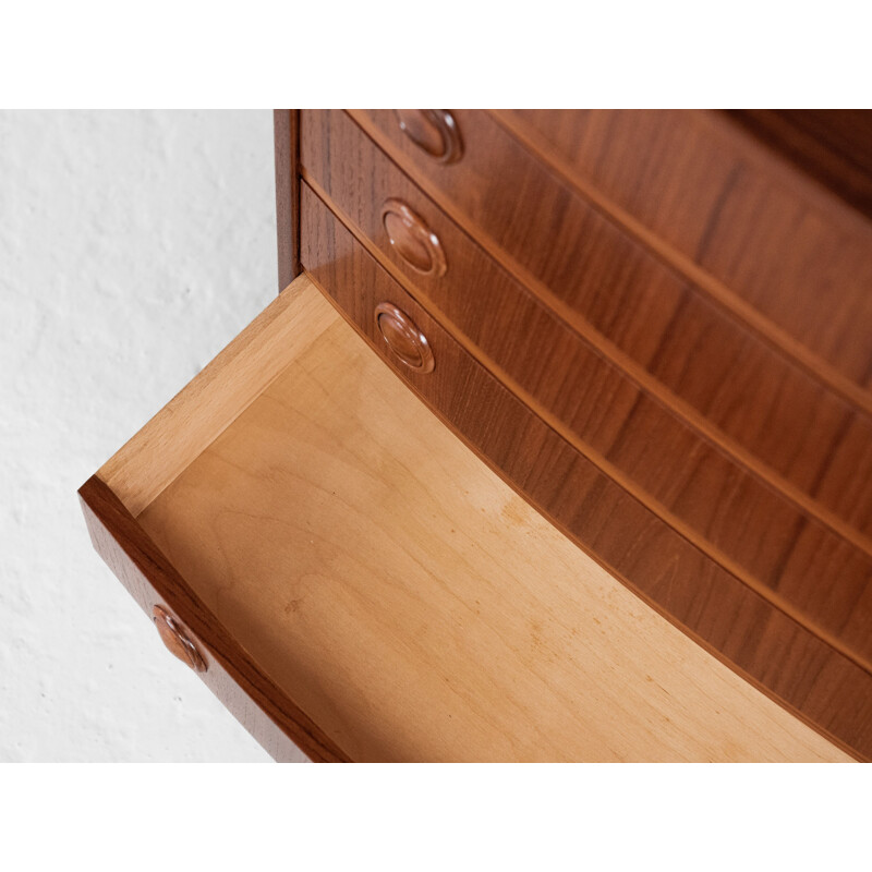 Mid century Danish chest of drawers in teak by Kai Kristiansen, Denmark 1960s