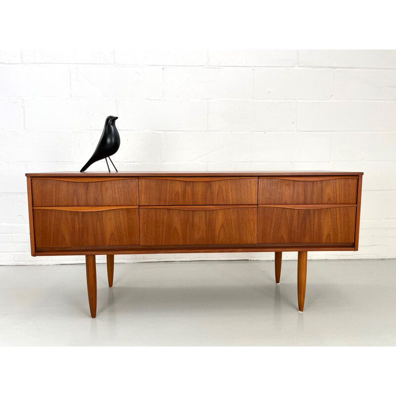 Vintage teak sideboard by Frank Guille for Austinsuite London, England 1960s