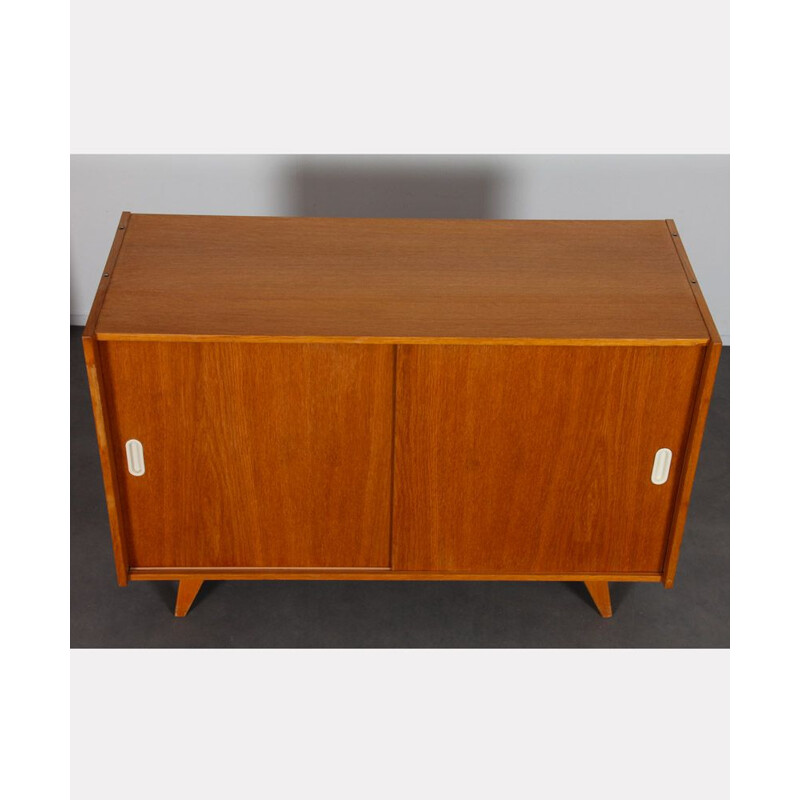 Vintage oakwood chest of drawers model U-452 by Jiri Jiroutek for Interier Praha, 1960