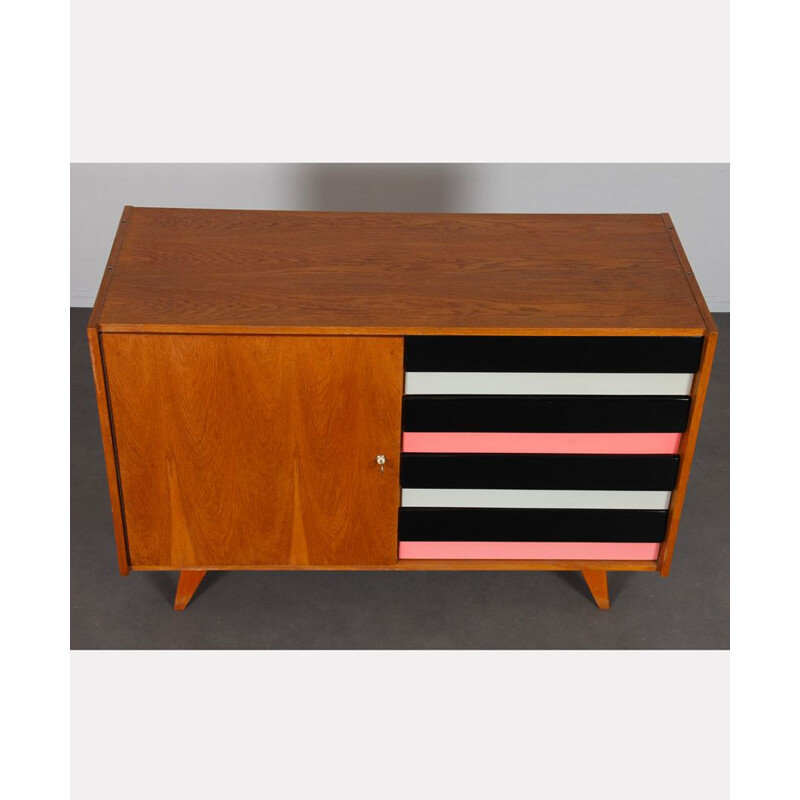 Vintage oakwood chest of drawers by Jiri Jiroutek for Interier Praha, Czech Republic 1960