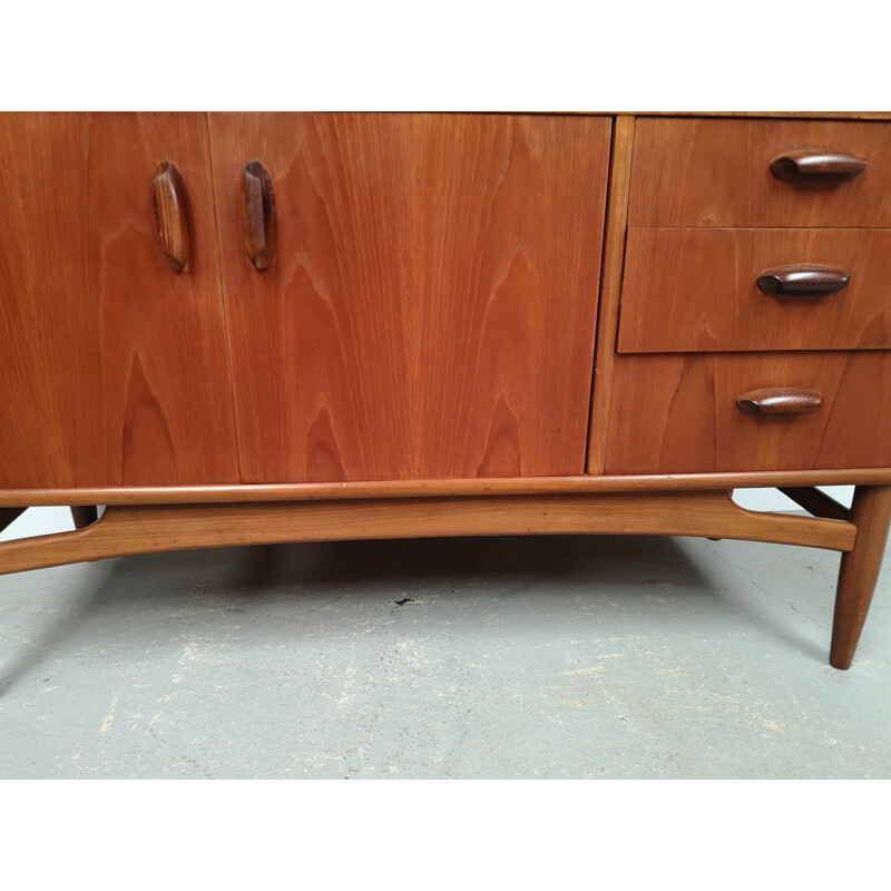 Vintage sideboard in blond teak