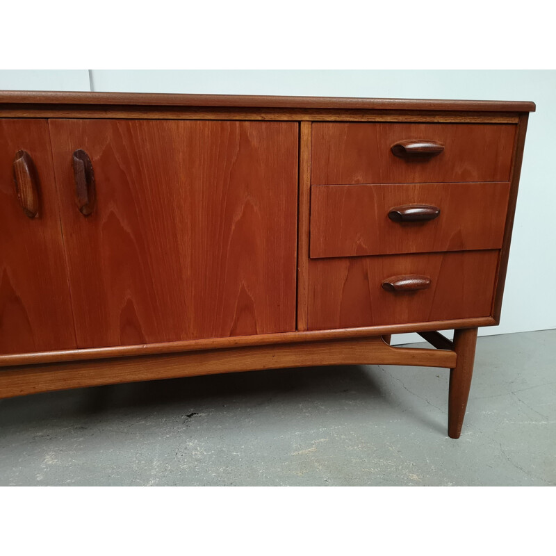 Vintage sideboard in blond teak